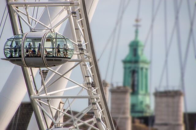 London skyline with the Thames and city landmarks